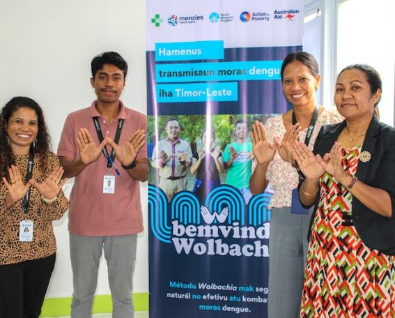 Timor Leste and World Mosquito Program staff
