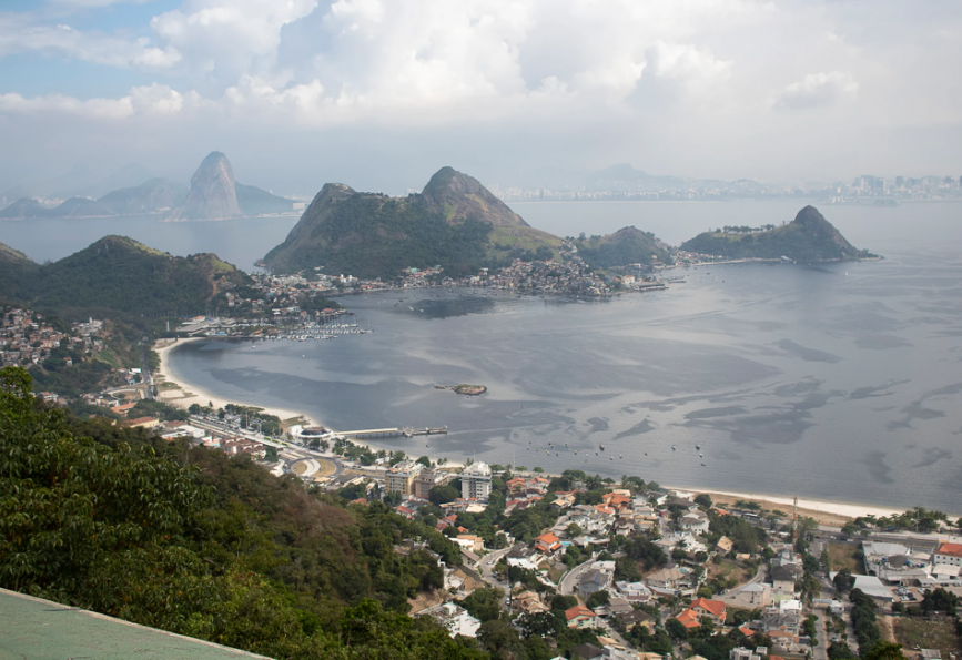 Guanabara Bay in Rio de Janeiro, Brazil