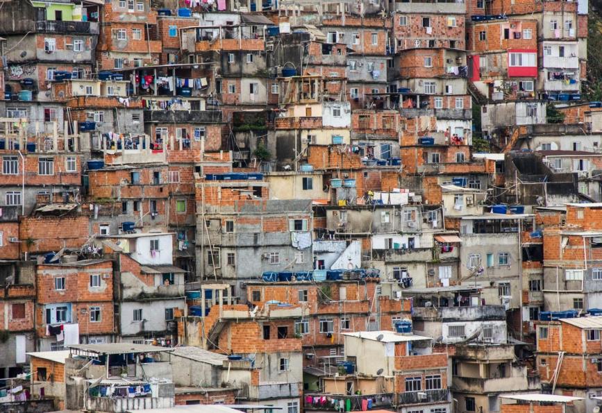 Medellin Colombia densely populated neighbourhood