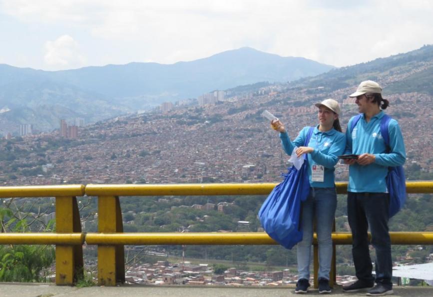 WMP staff releasing mosquitoes