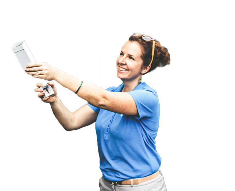 WMP staff member releases mosquitos with Wolbachia